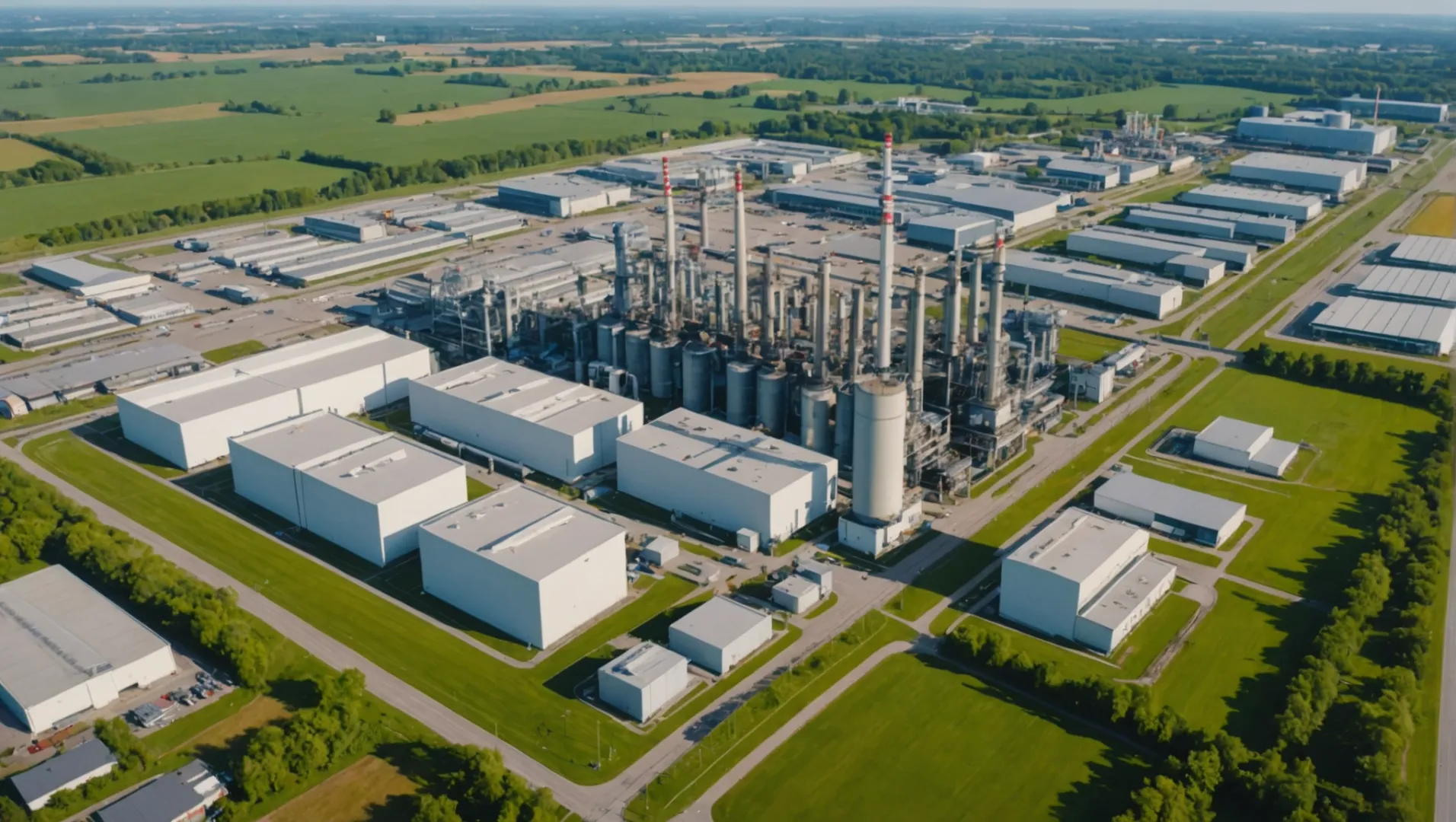 Lomon Billions Group production facility showcasing titanium dioxide manufacturing