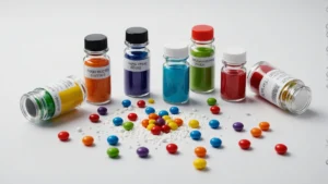 Three distinct uses of titanium dioxide in food, medicine, and cosmetics