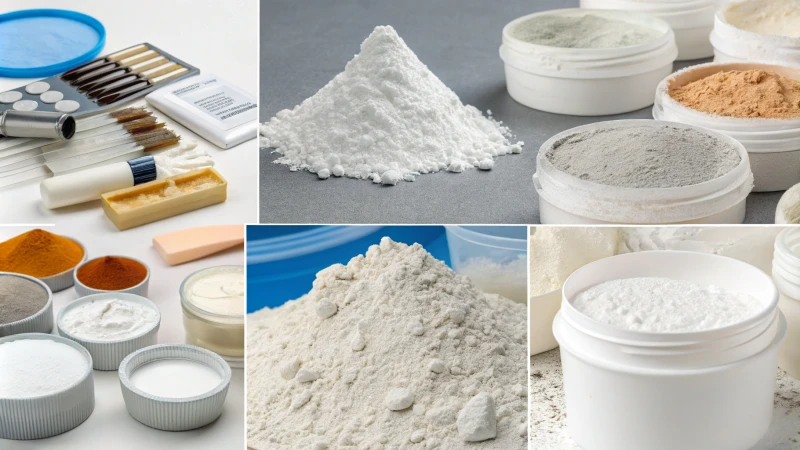 Collage of products using titanium dioxide