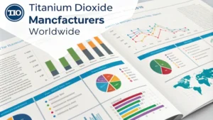 Infographic of the top ten titanium dioxide manufacturers