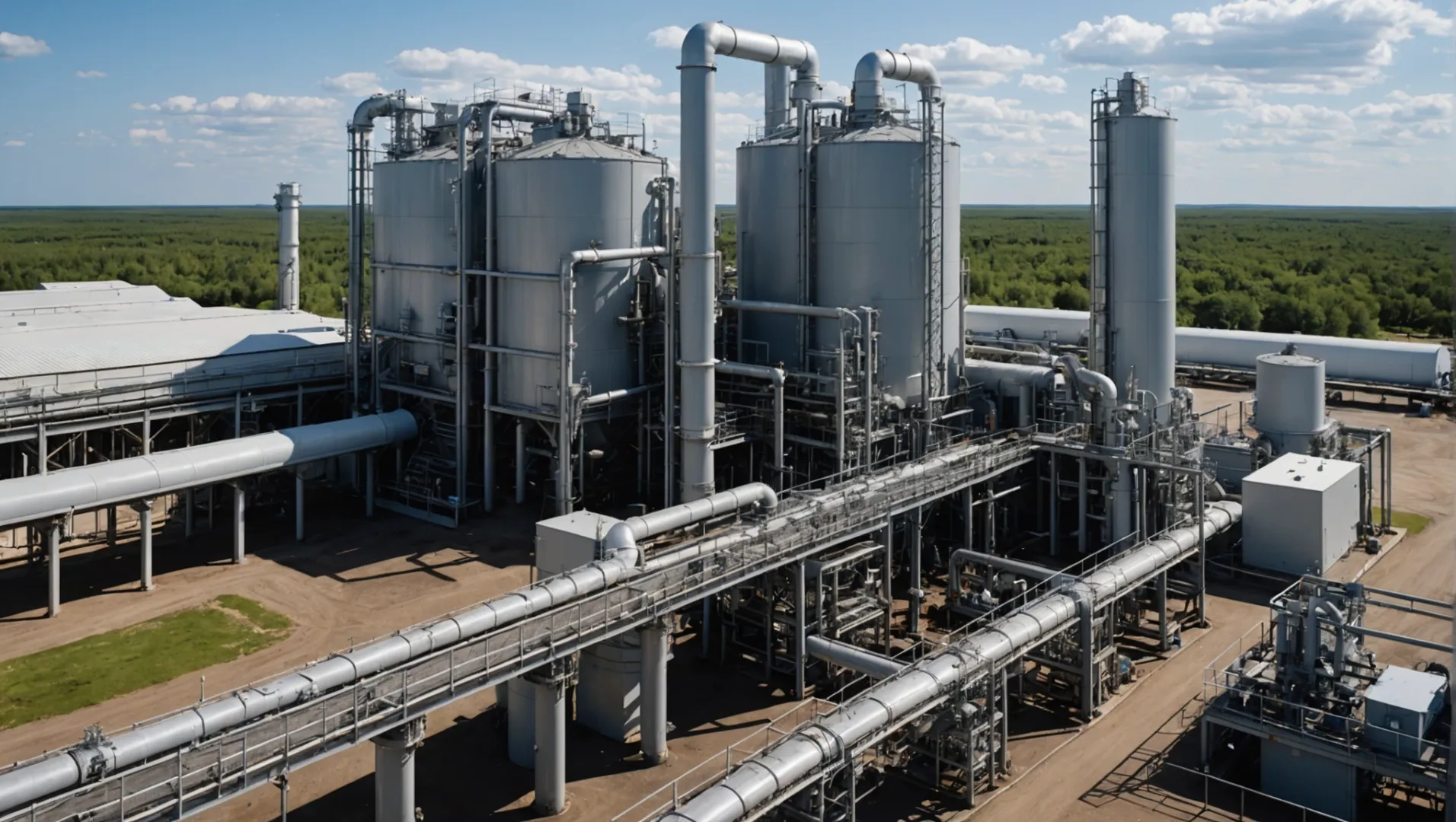 Illustration of titanium dioxide production processes