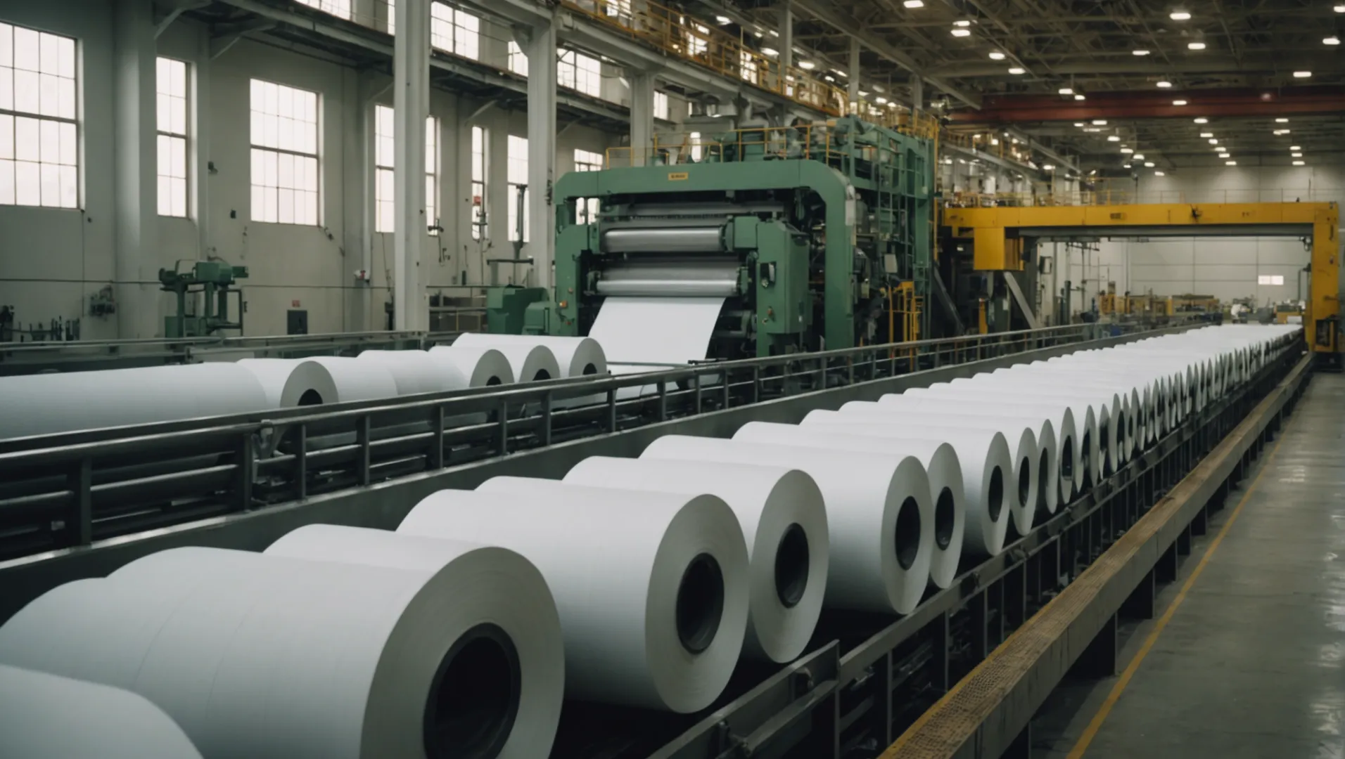 Paper production with titanium dioxide enhancing sustainability