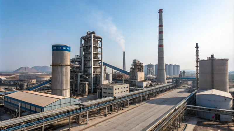 Industrial complex in China for titanium dioxide production
