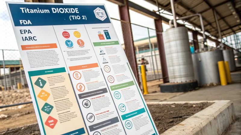 Infographic on titanium dioxide safety assessments