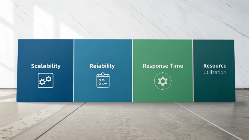 A professional diagram displaying key performance needs for applications.