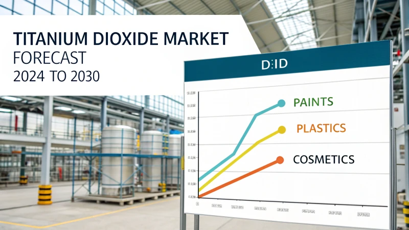 Infographic illustrating the titanium dioxide market forecast