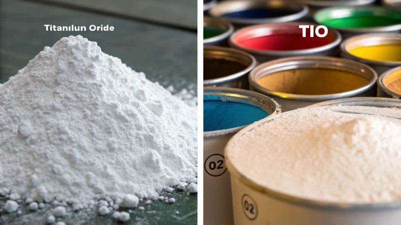 Split image of titanium dioxide grades